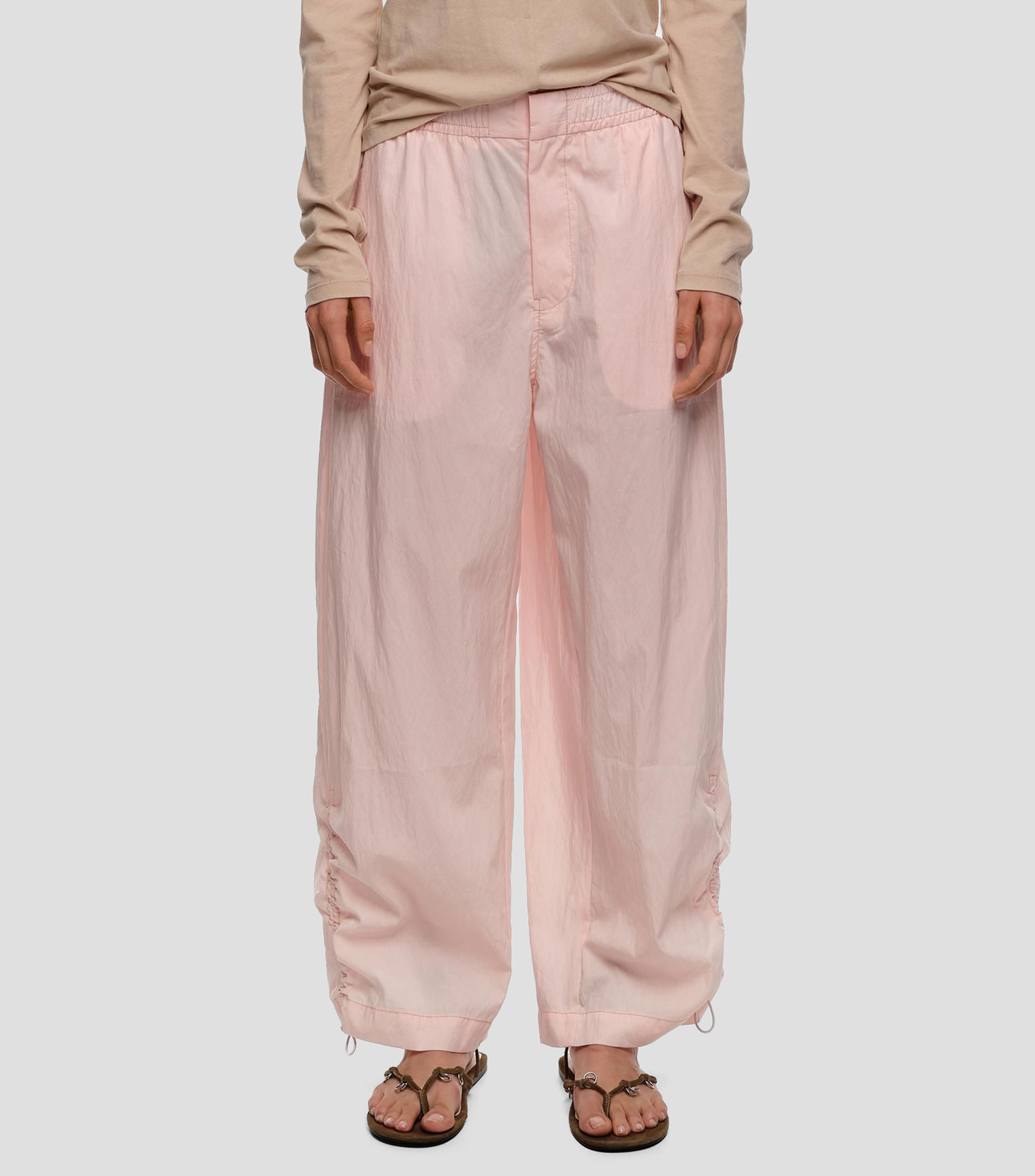 Pantalón fruncido jogger Mujer